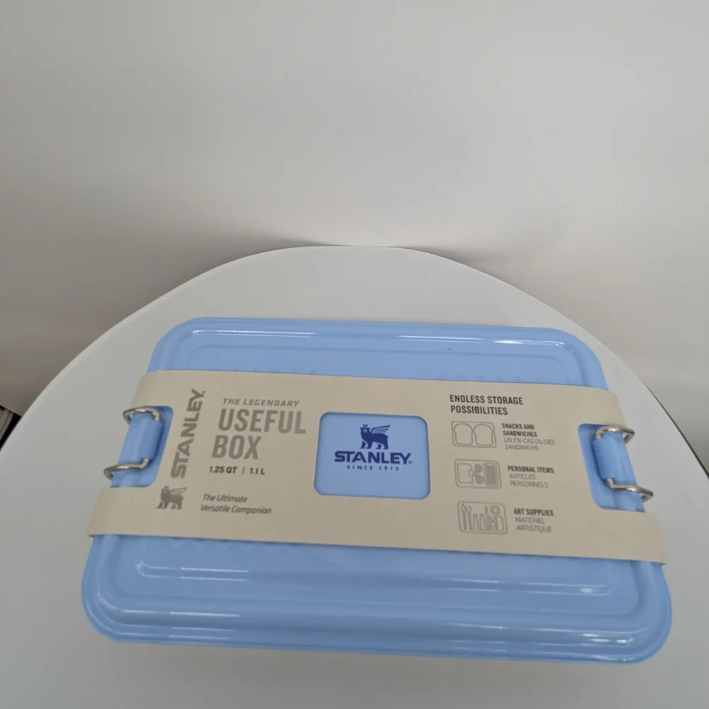 New Stanley Useful Box 1.25QT Light Blue cream lunch bento Storage Container